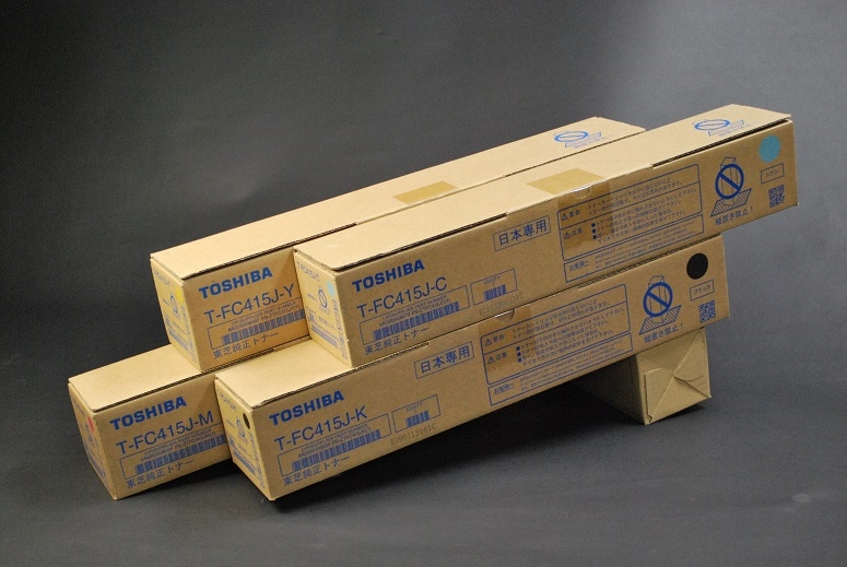 TOSHIBA T-FC425J-K/Y/C/M 廃トナー付 計5本 TOSHIBA T-FC425J-K/Y/C/M