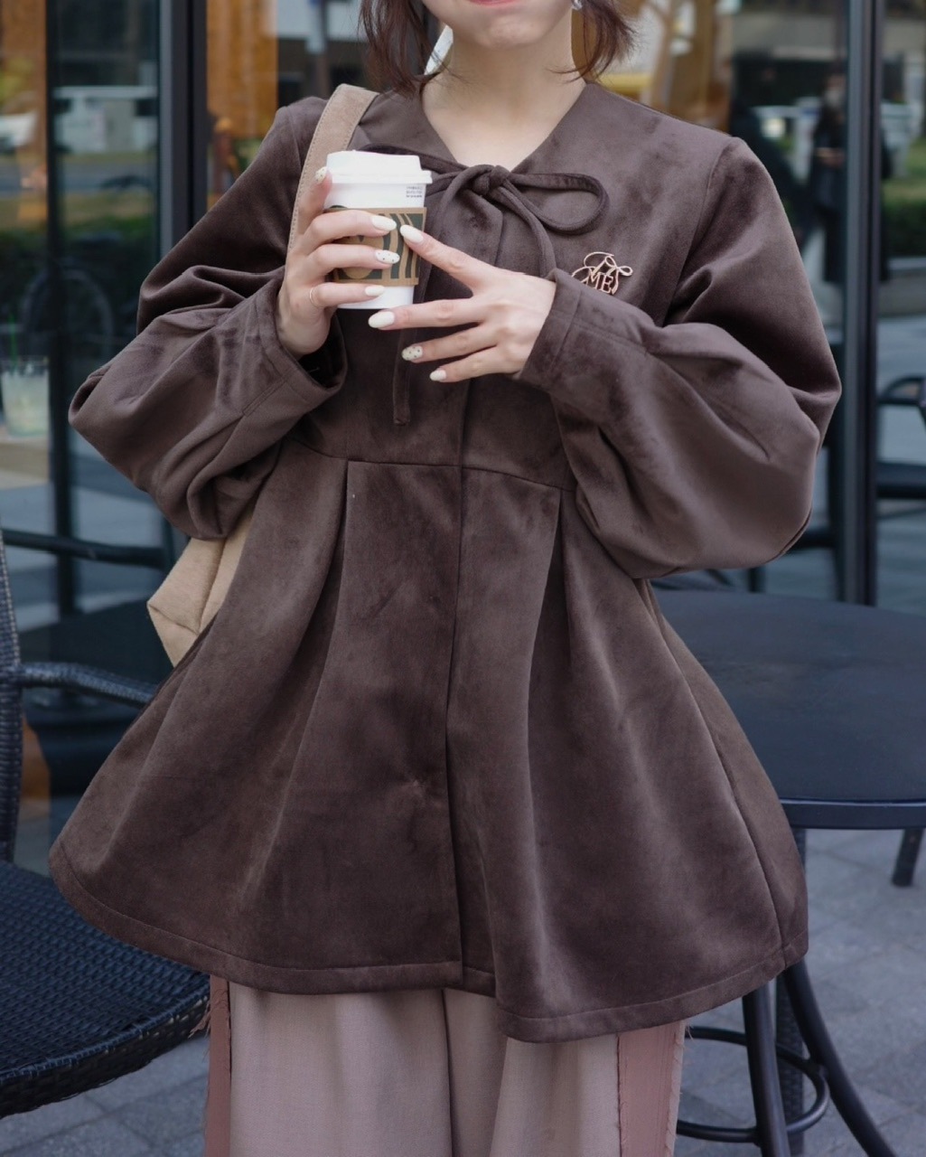 ベロアペプラムトップ #2カラー | JUMELLE | JUMELLE