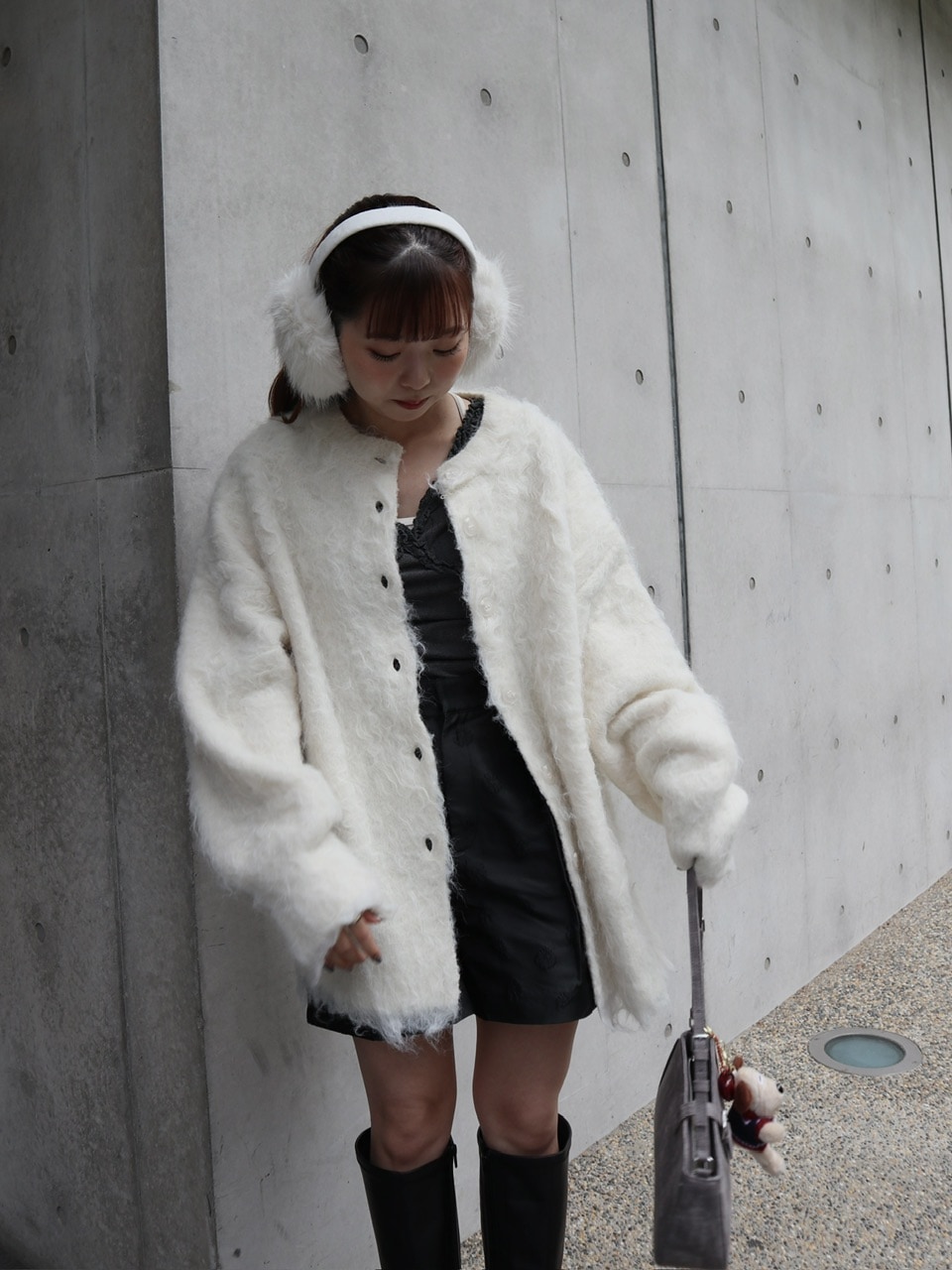 SALE】monster shaggy knit アイボリー ※残りわずか | トップス | JUMELLE