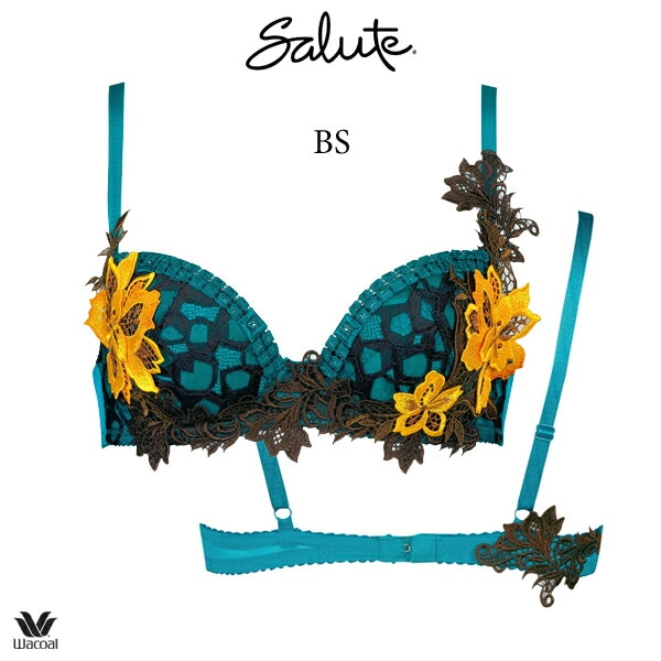 ワコール サルート 44G ブラジャー BTJ444 3/4カップワイヤー P-up