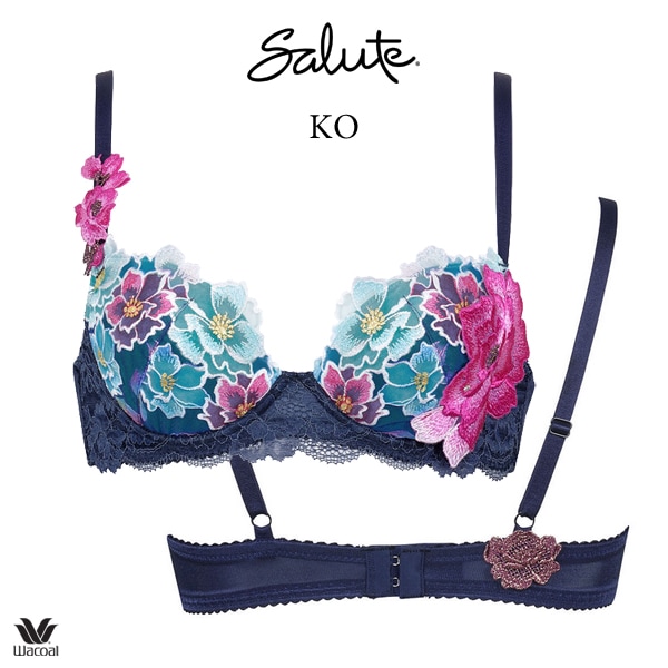 ワコール サルート 03G ブラジャー BTJ403 3/4カップワイヤー P-up