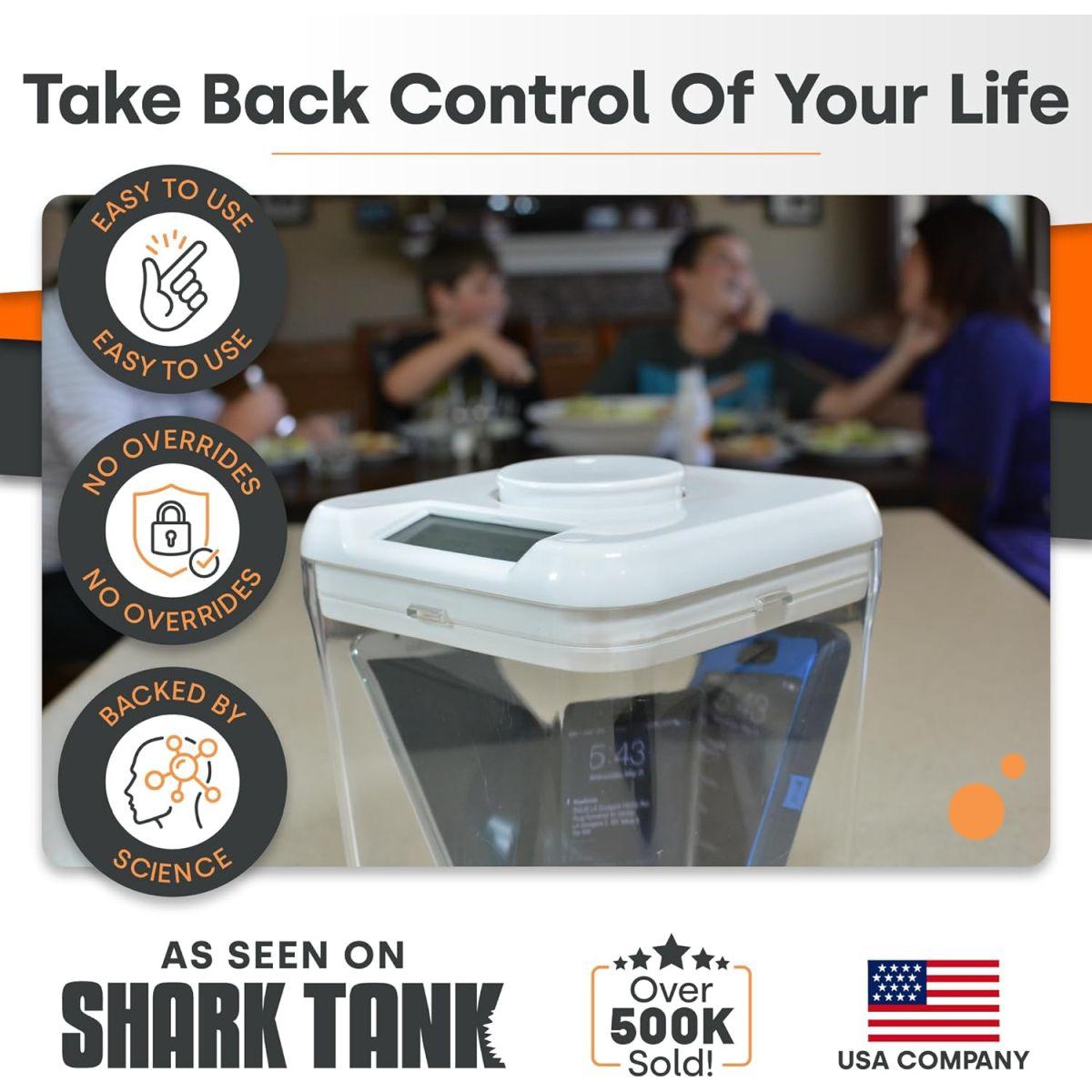 Kitchen Safe タイムロッキングコンテナ (ピンクホワイト) ｜アメリカ