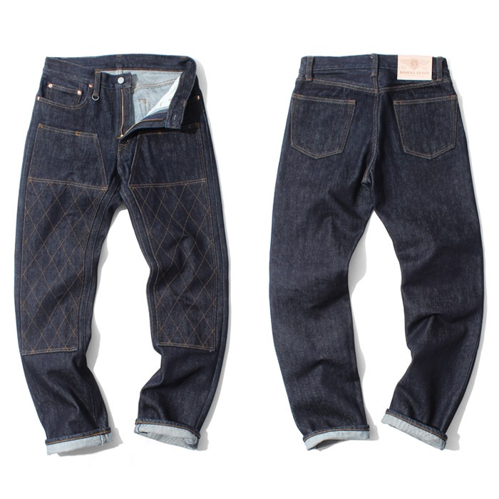 21oz W-knee Straight Denim / 21oz ダブルニーストレートデニム