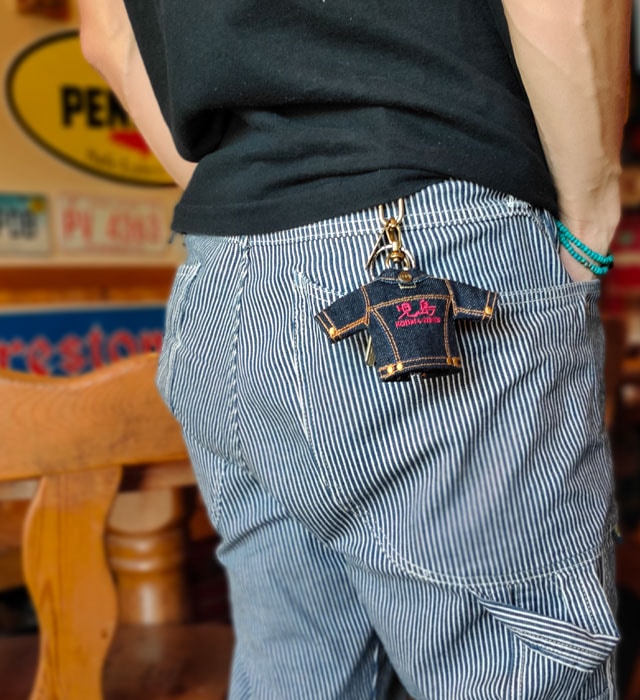 Denim Jacket Key Holder / デニムジャケットキーホルダー | Goods