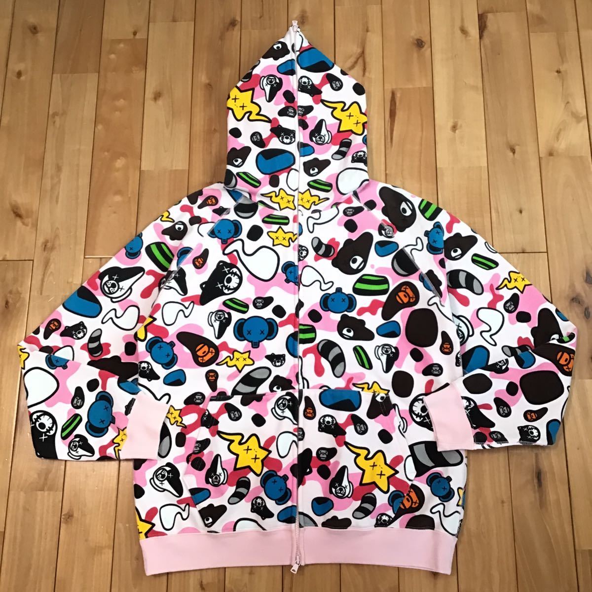 ☆激レア☆ APE abc セパレート シャークパーカー L パーカー kaws