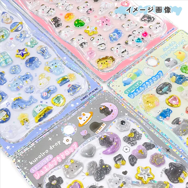 3月18日以降順次発送】ジュエルプチドロップステッカー【購入制限4点