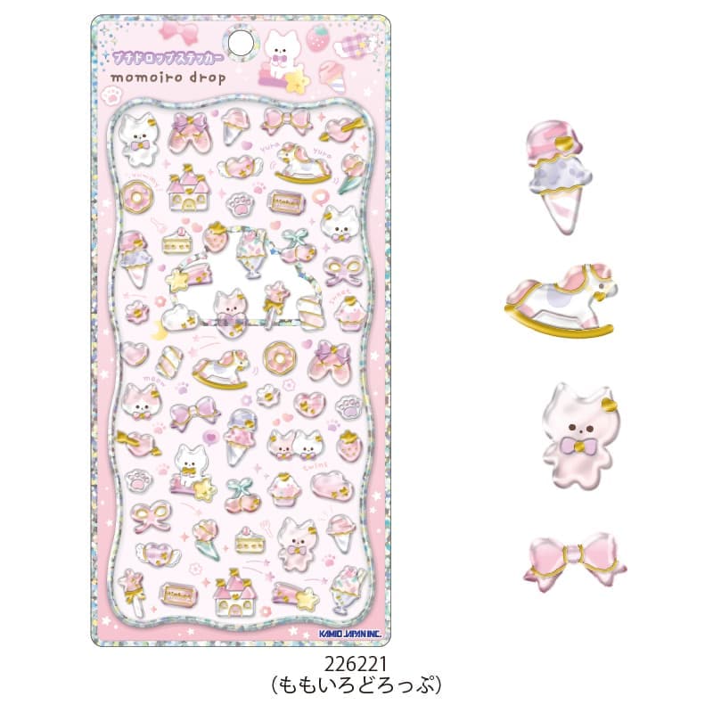 3月18日以降順次出荷】プチドロップステッカー【購入制限4点まで