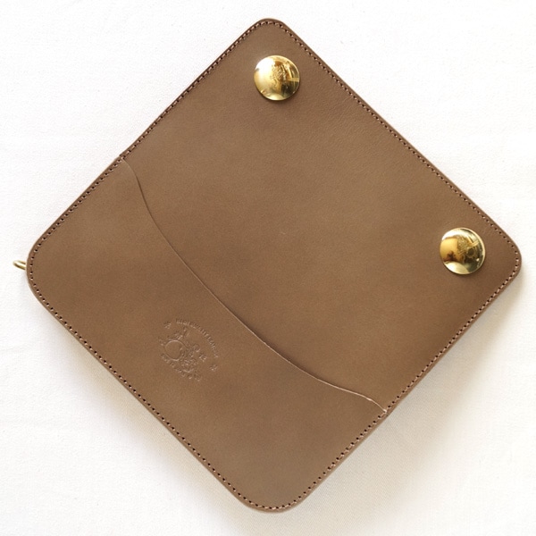 革蛸謹製 トラッカーウォレット TYPE-G 媚茶 | 革蛸謹製ロングワレット