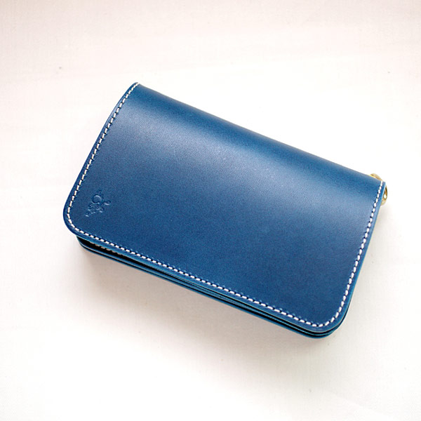 革蛸謹製台形ミドルワレット 月夜 | 革蛸謹製ミドルワレット,革蛸謹製