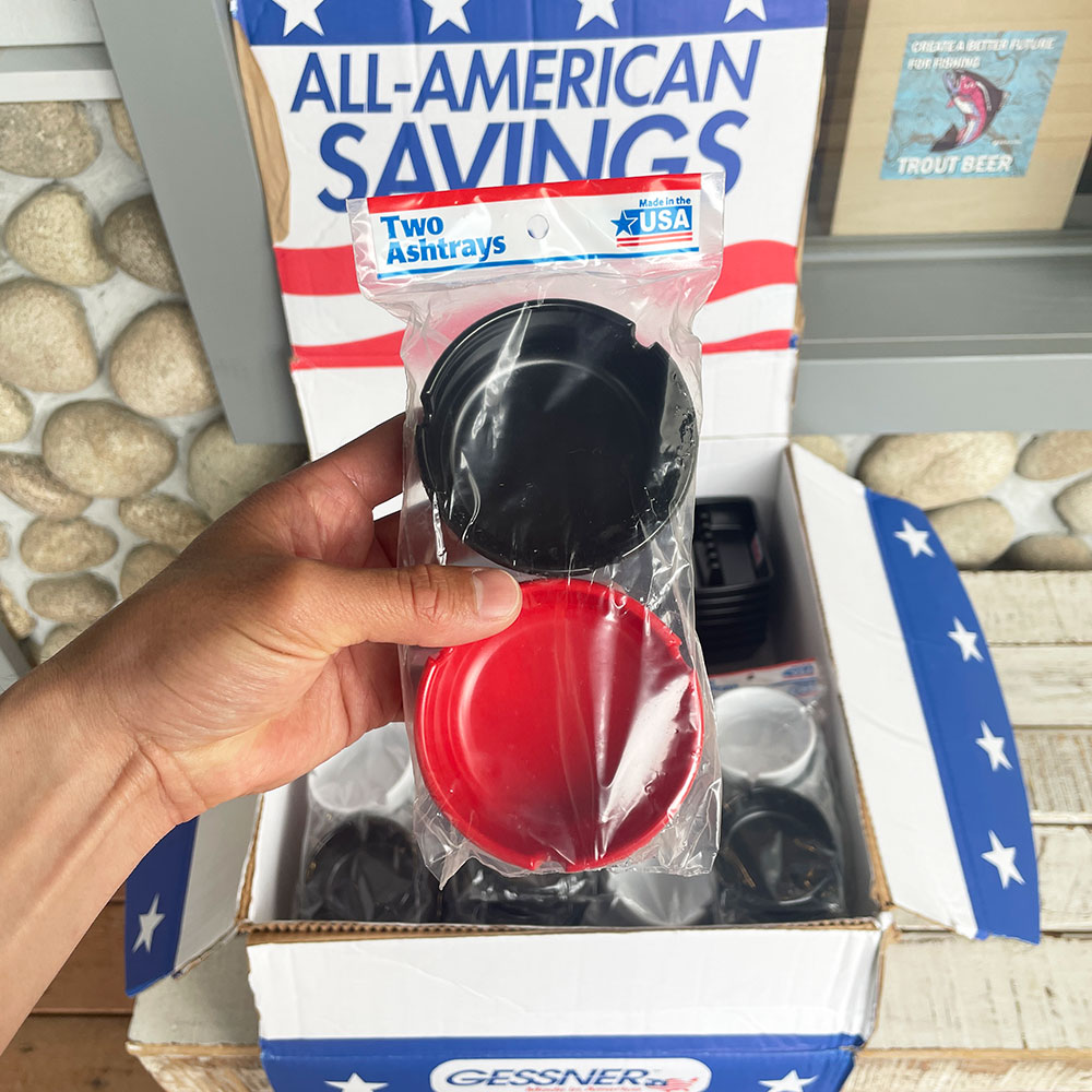 MADE IN USA】 アッシュトレイ 2個セット（灰皿）