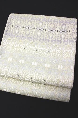 最高級西陣織弥栄織物謹製袋帯「銀麗 洋風華紋」 | 販売着物商品,袋帯