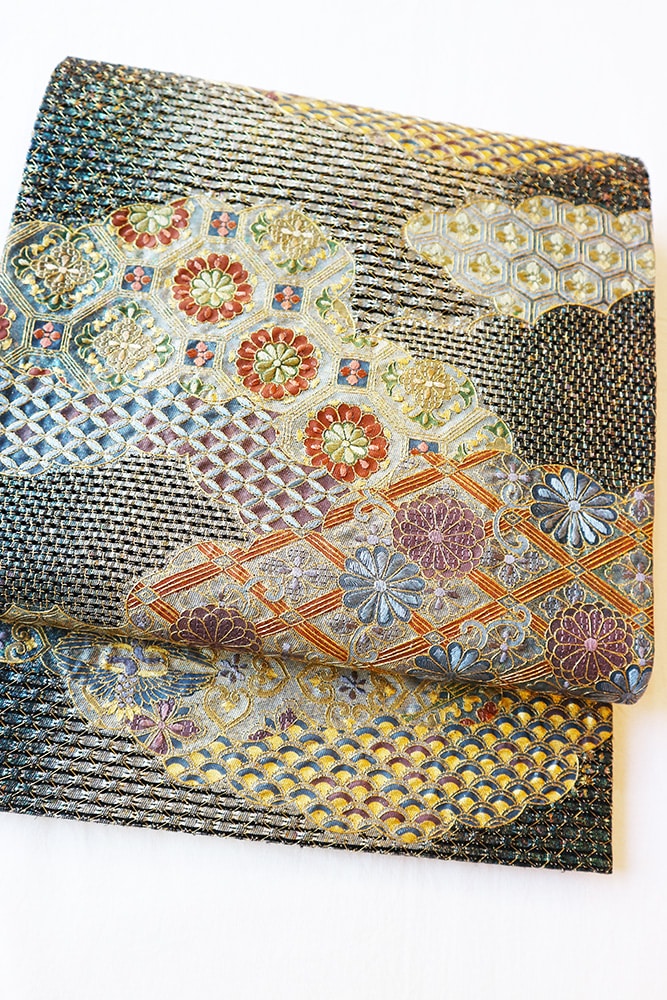 厳選仕立上がり商品 最高級袋帯「汕頭刺繍 七宝に鳳凰華紋」 | 販売