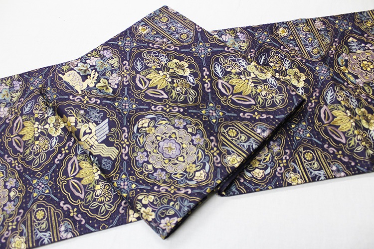 最高級袋帯「汕頭蘇州刺繍 菱桐華紋」 | 販売着物商品,袋帯,礼装用袋帯