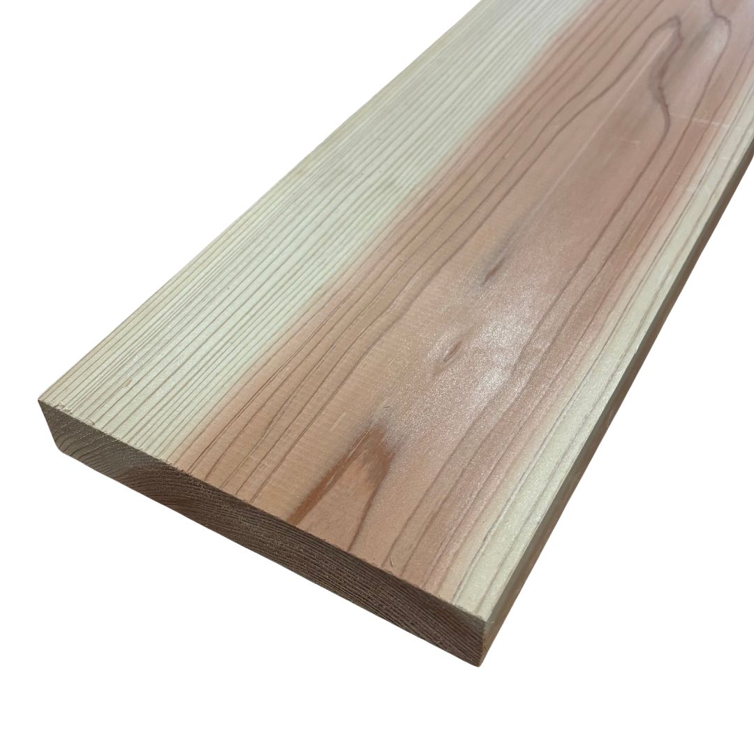 杉板 厚み30×幅180×長さ2380mm 1枚入り 節無し 無塗装 乾燥材