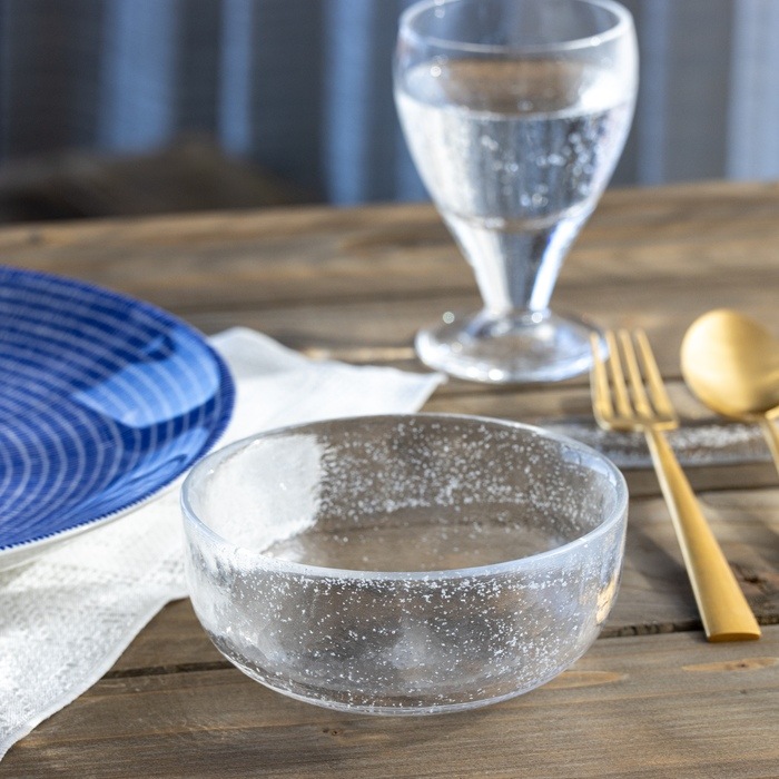 König ケニッヒ クリスタルガラス 切子 花瓶 フラワーベース ブルー/青