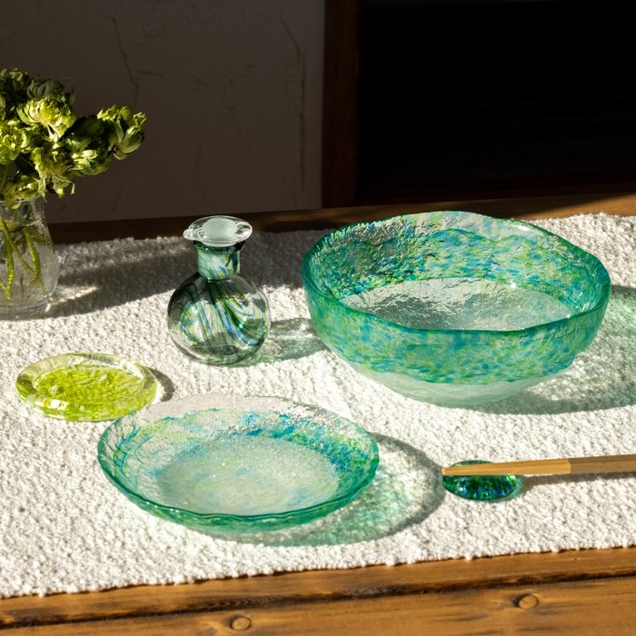 新風彩 銘々皿 | 北一硝子 まごころお届け便