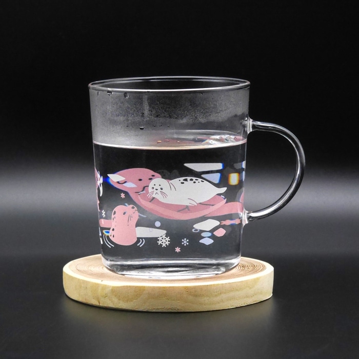 耐熱性 サーモマグカップ 北の海の仲間たち （大/小） | 北一硝子