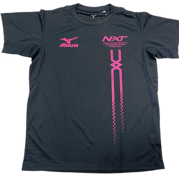 ミズノ オリジナル NXT縦ロゴTシャツ 練習用 半袖シャツ プラクティス