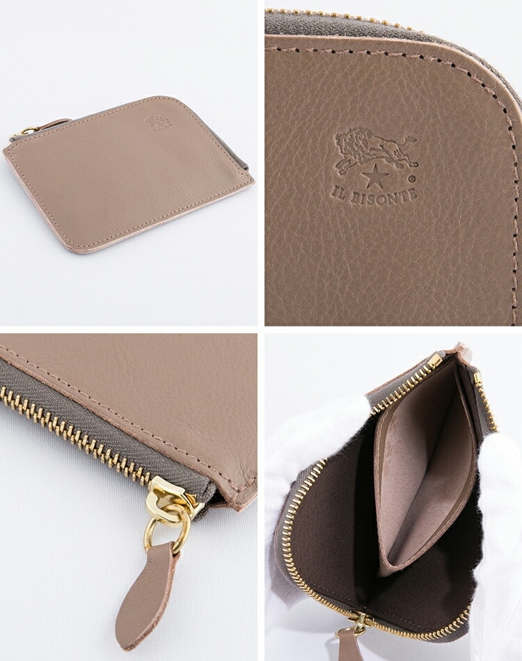 イルビゾンテ 財布 本革 レザー ミニ財布 コインケース L字ファスナー