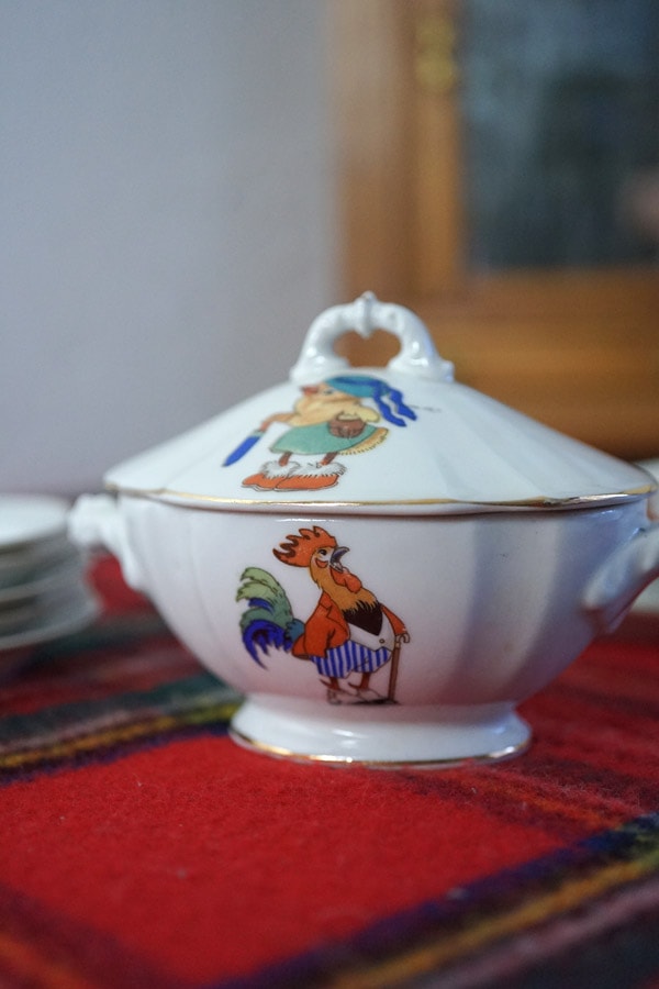 フランスアンティークディネットおままごと9点セット gc-1394の通販