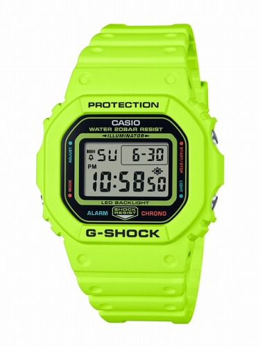 CASIO G-SHOCK DW-5600EP-9JF メンズ ENERGY PACK イエロー