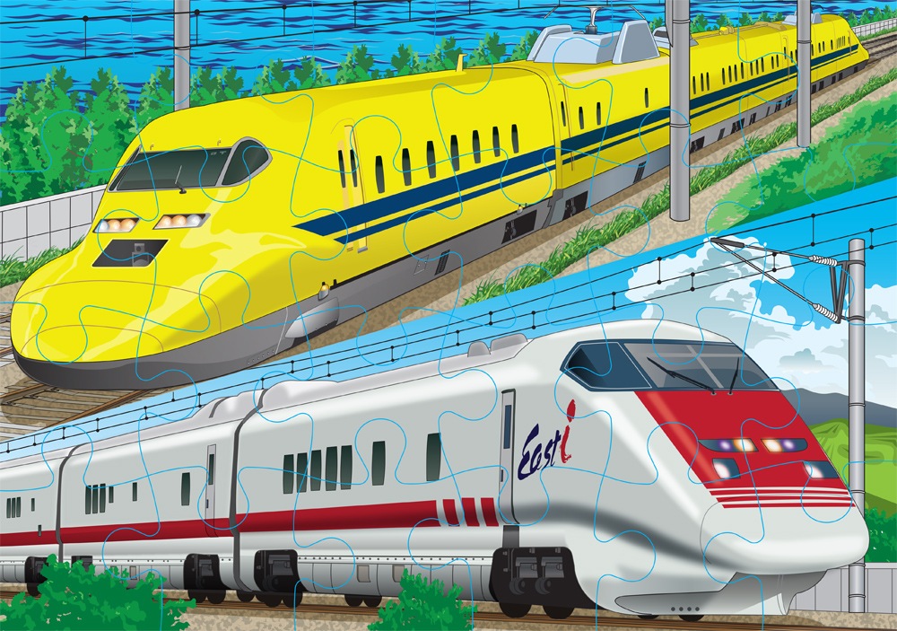 くもんのジグソーパズル STEP3 はたらく電車 | 知育玩具（KUMON