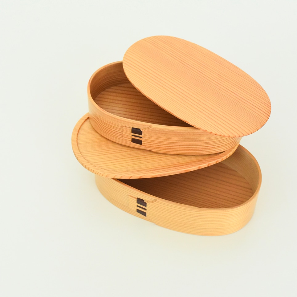 【新品】栗久 お弁当箱 曲げわっぱ 小判型 2段 楽天市場】【3/10限定☆抽選で2人に1人最大100%ポイントバック☆要