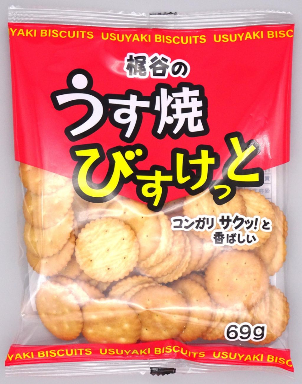 梶谷食品 NS15うす焼きびすけっと 69g×16袋｜ビスケット・クッキー