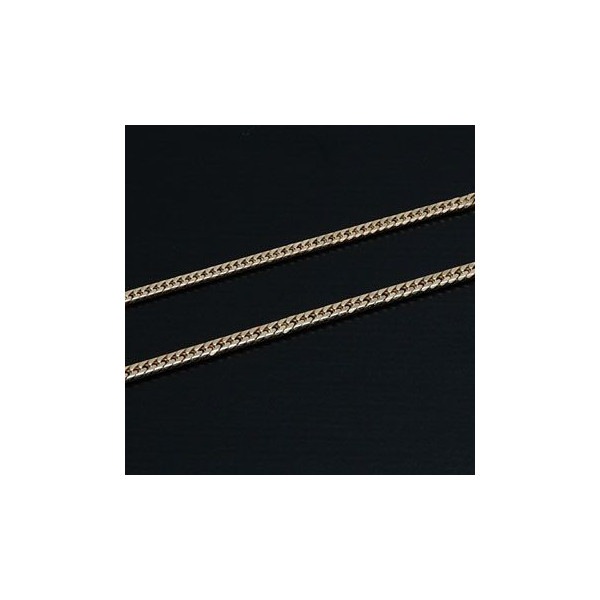 18金 喜平アンクレット K18 6面カットダブル 5g 23cm 造幣局検定マーク