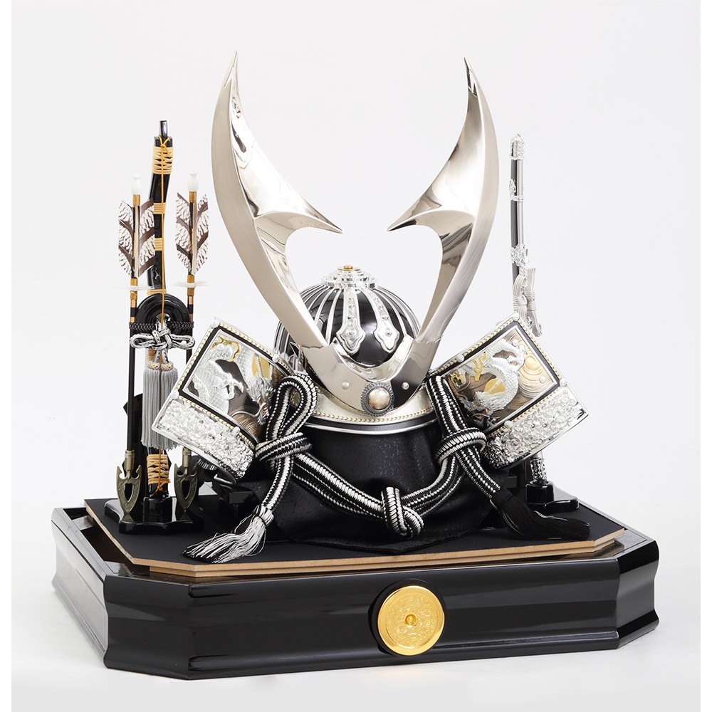 着用兜ケース飾り ガラスケース オルゴール付 6G-C2 | 五月人形