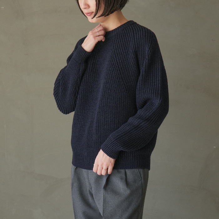 20%OFF】（bn-24fl-026） / BATONER(バトナー) / SIGNATURE CREW NECK