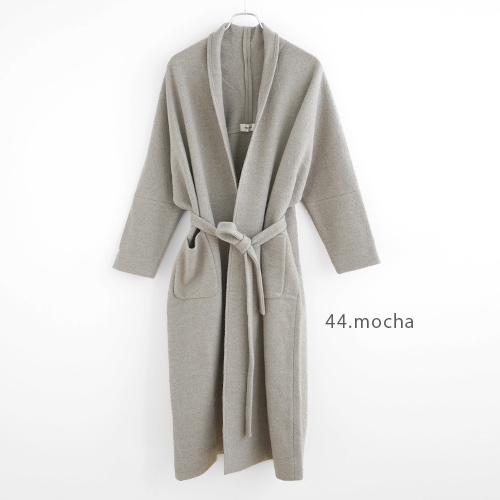 e213k117) / evam eva(エヴァムエヴァ) / press wool robe coat(プレス