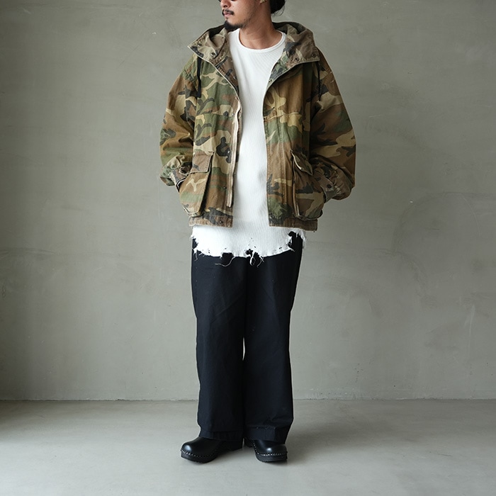 7/12 11:00販売開始】(anc-sh64) / ANCELLM (アンセルム) /CAMO ZIPUP