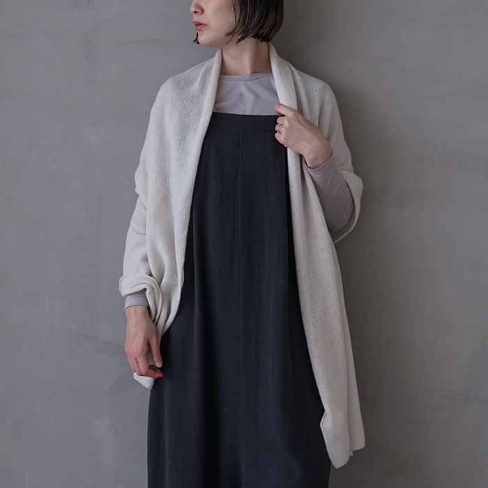 e233g134） / evam eva(エヴァムエヴァ) /cashmere stole(カシミヤ