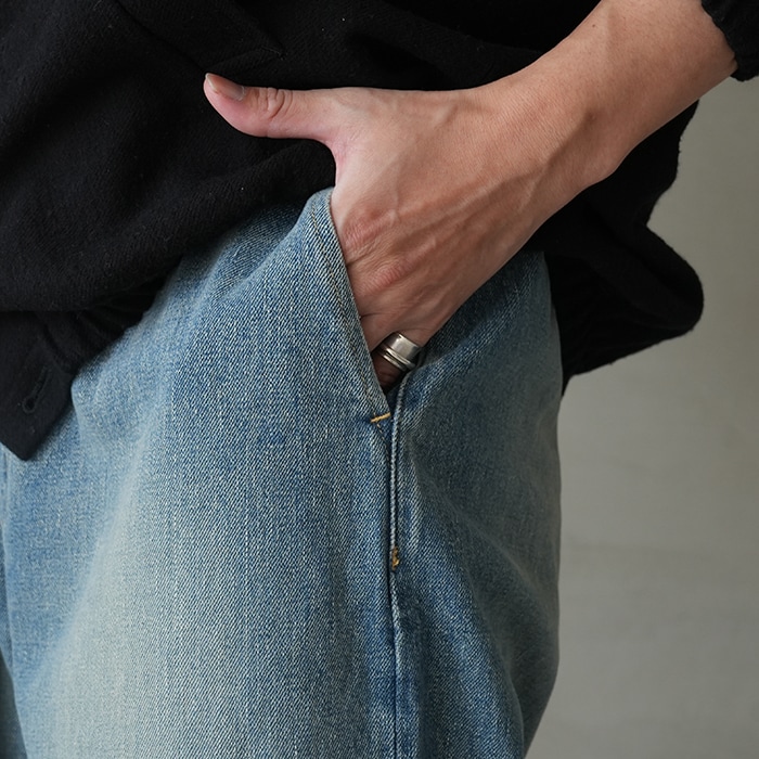 ys-25aw-44-1) YOKOSAKAMOTO(ヨーコサカモト) /BELTED TROUSERS