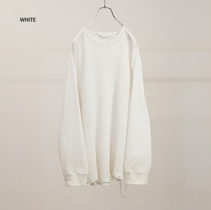 anc-std-ct03) / ANCELLM (アンセルム) / DAMAGE WAFFLE CREW LS T