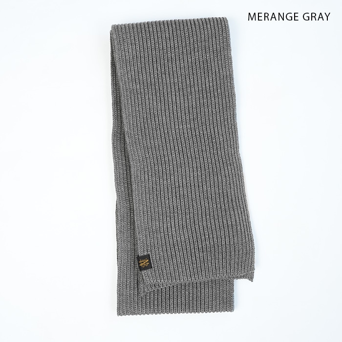 bn-25fl-003) / BATONER(バトナー) /SOLID WOOL MUFFLER(ソリッド