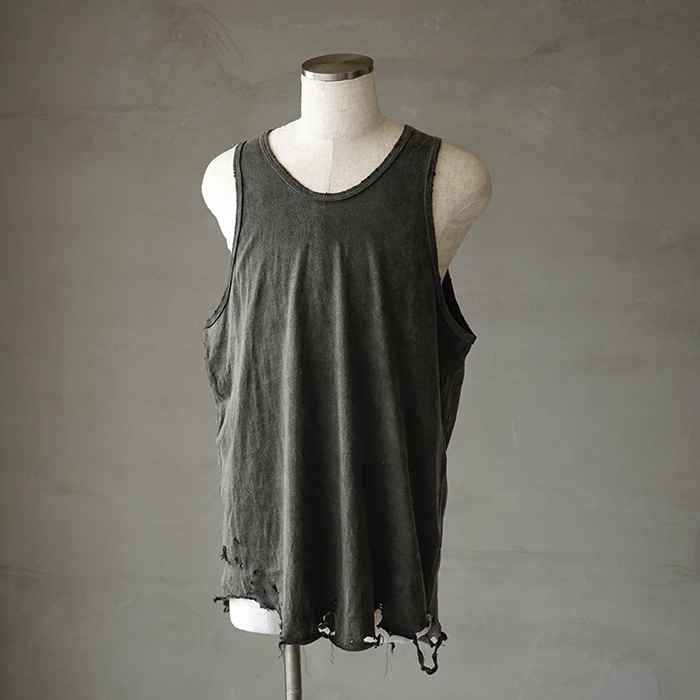 anc-ct141) / ANCELLM (アンセルム) /DAMAGE TANK TOP（ダメージタンク