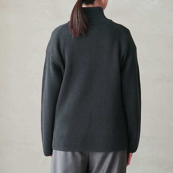 20%OFF】(bn-25fl-035)/ BATONER(バトナー) / (ソリッドウールリブ