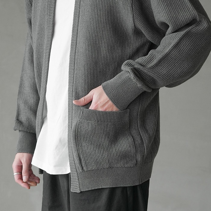 50%OFF】(bn-25sm-042)/ BATONER(バトナー)/SUMMER NO BUTTON CARDIGAN