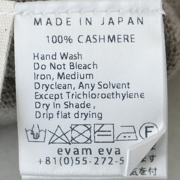 e223g136) / evam eva (エヴァムエヴァ) / cashmere snood (カシミヤ
