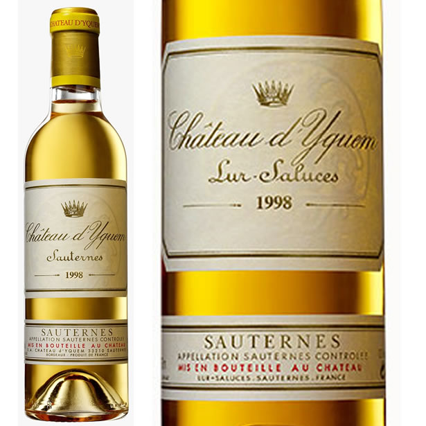 シャトー・ディケム[1998] ハーフ 貴腐ワイン 白(甘口) [375ml]<br