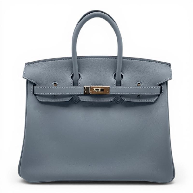 エルメス バーキン 25 ビスキュイ ヴォースイフト シルバー金具 Z刻印