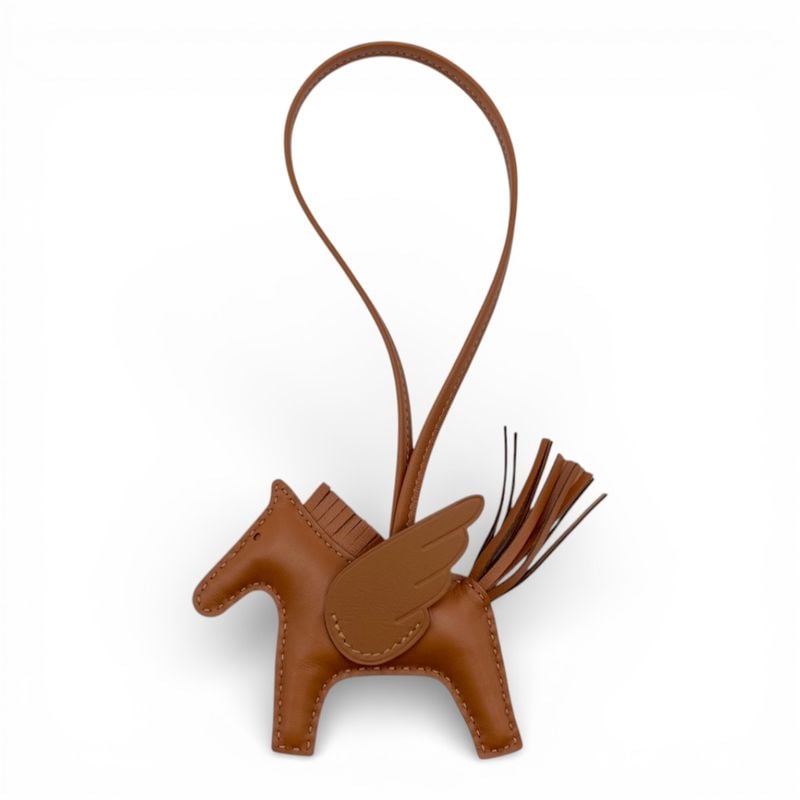 エルメス ロデオチャーム ロベオロック PM ノワール シルバー金具 K