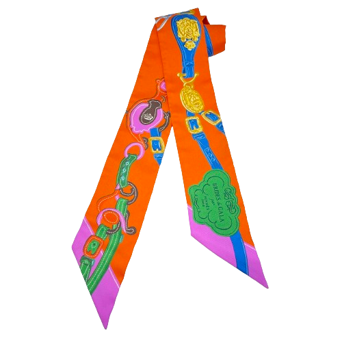 エルメス ツイリー Brides de Gala Applique Pique シルク - ブランド