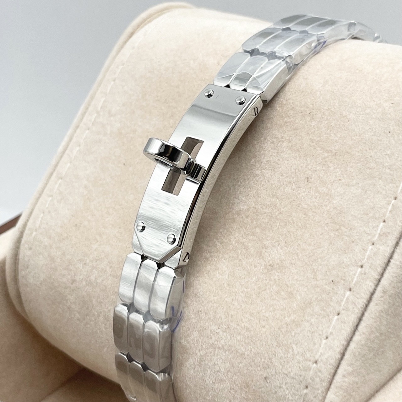 エルメス ケリーウォッチ ステンレススチール ホワイト - ブランド品