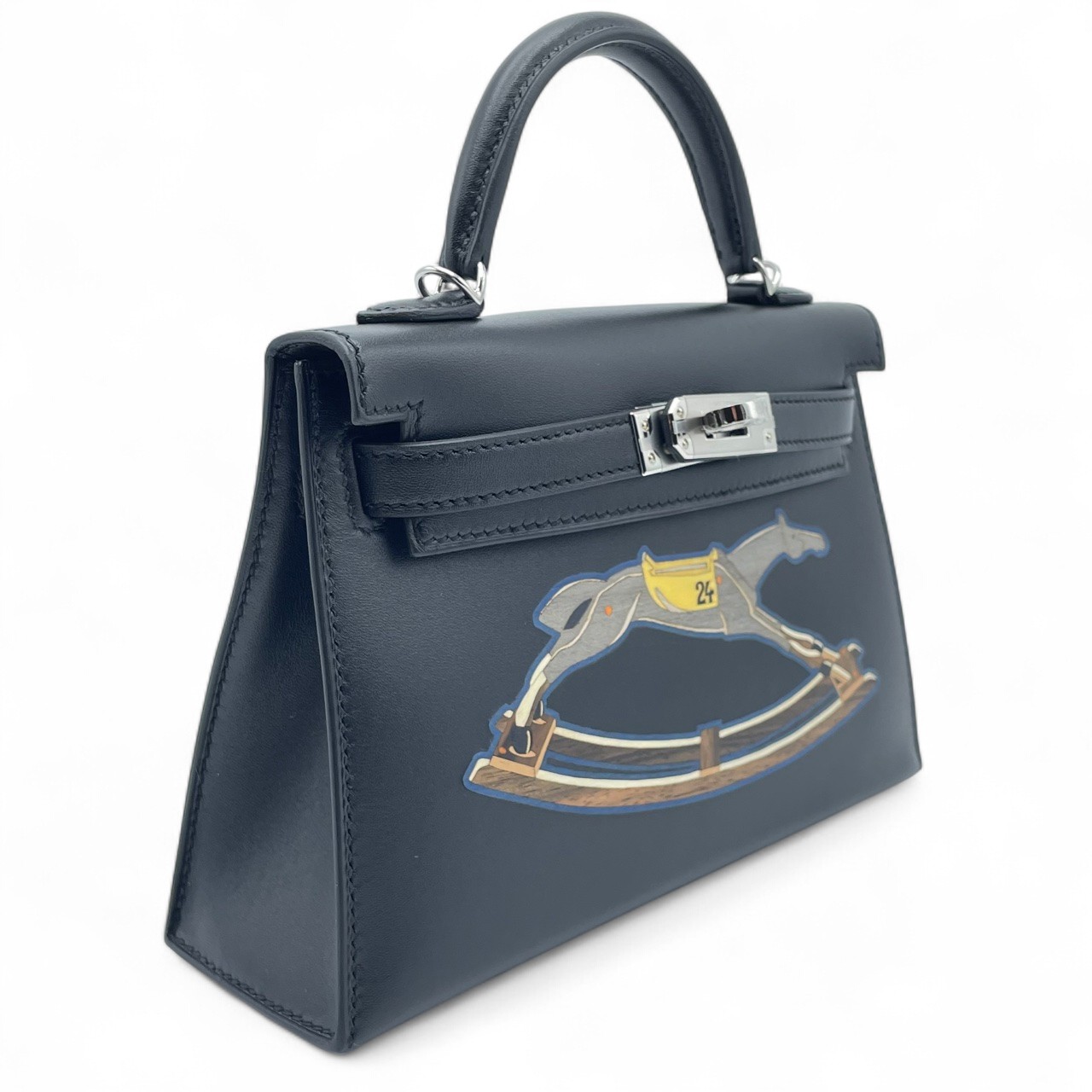 エルメス ミニケリー シュヴァル・ド・ボワ ノワール タデラクト