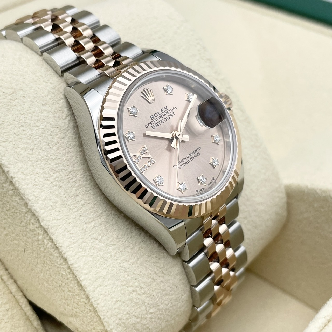 ロレックス デイトジャスト 279171 ロゼ 9Pダイヤ?\ダイヤ ジュビリー