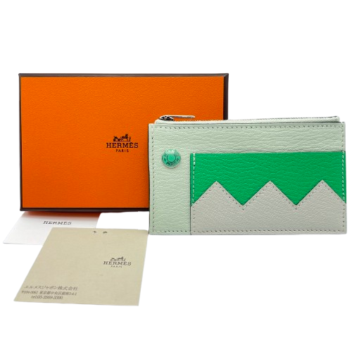 エルメス クロコダイルコンパクト コインケース ヴェールフィズ