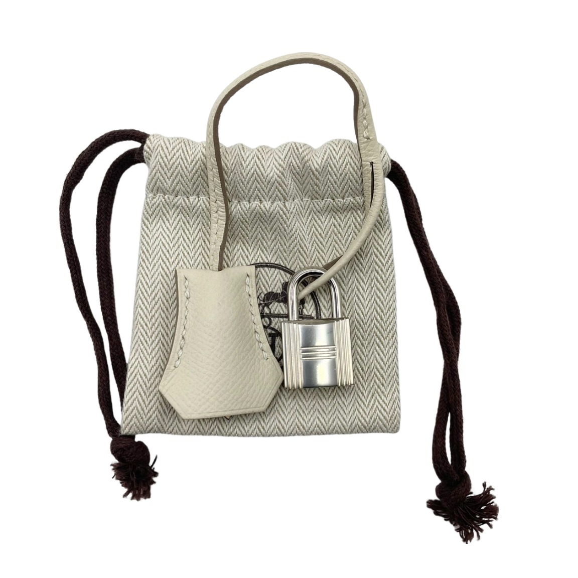 エルメス ケリー25 クレ エプソン シルバー金具 D刻印 - ブランド品